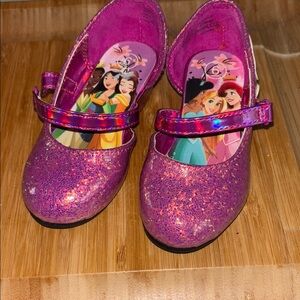 Disney Princess Pink Glitter Kids Shoes